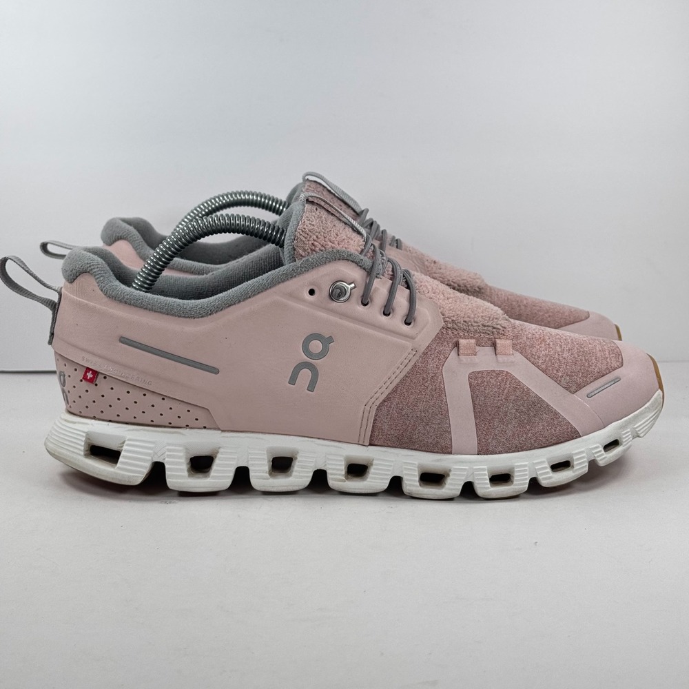 On Cloud 5 Terry Womens Running Shoes Rose Shell Pink 3WD30221088 US 10.5